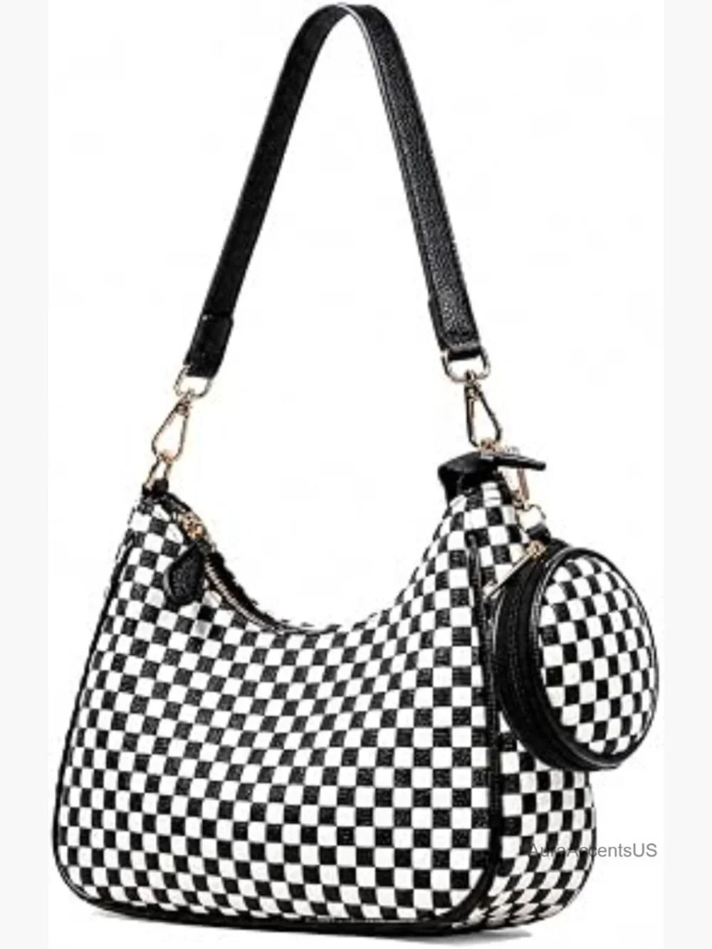 Woven Slouchy Hobo Crossbody Bag Crescent Tote Y2K Shoulder Purse